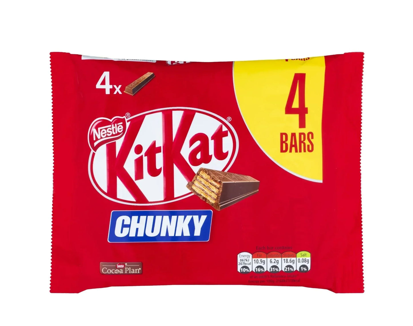 KITKAT CHUNKY 4PK PM£1.50 - Kashmir Watan Foodstores