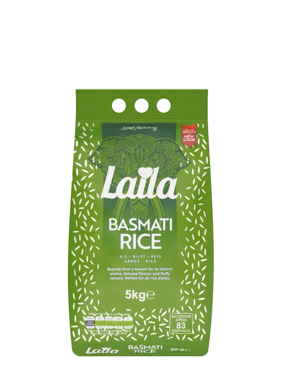 LAILA BASMATI RICE 5KG - Kashmir Watan Foodstores