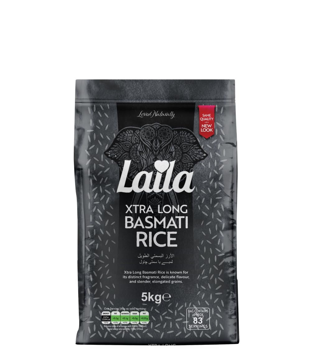 LAILA EXTRA L/G BASMATI RICE 5KG