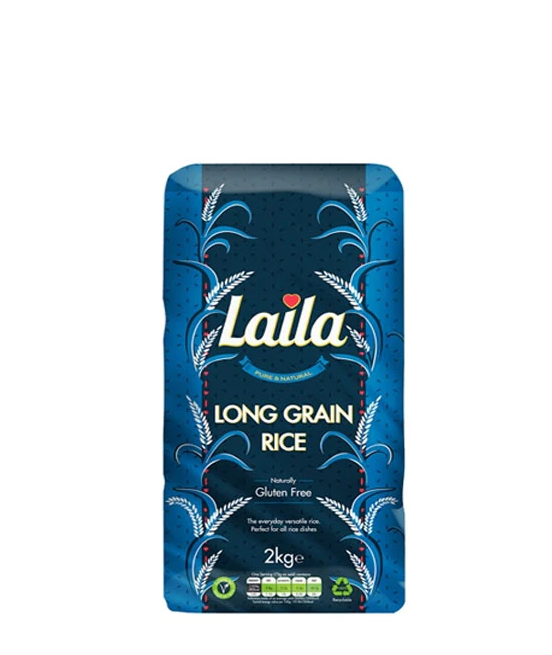 LAILA LONG GRAIN RICE 2KG