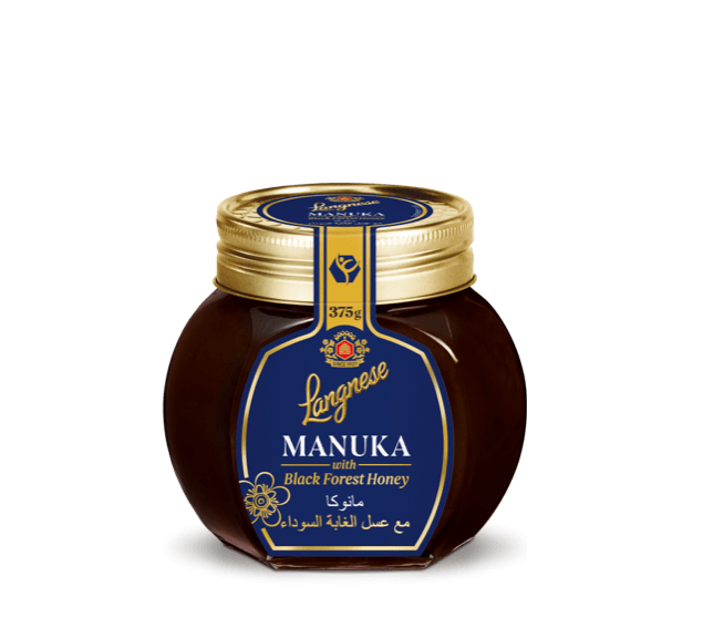LANGNESE MANUKA BLACK FOREST HONEY 375G