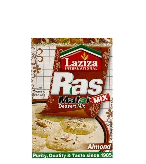 LAZIZA RASMALAI ALMOND 75G - Kashmir Watan Foodstores