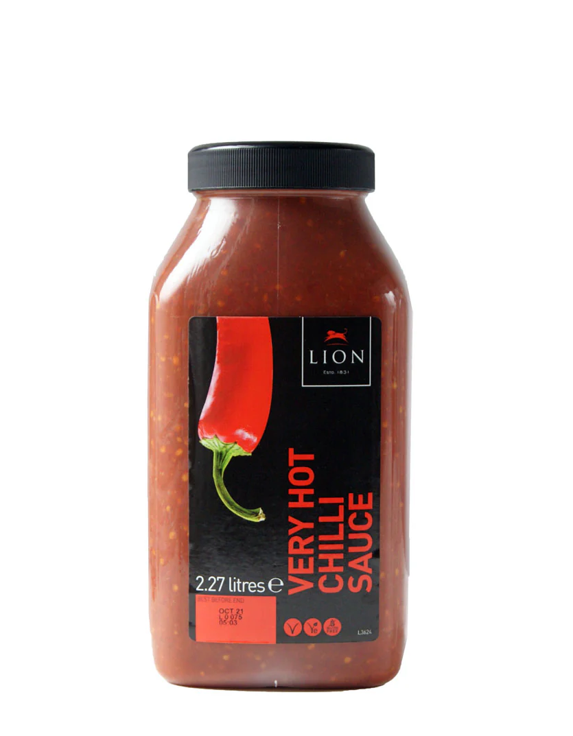 LION CHILLI SAUCE VERY HOT 2.27L