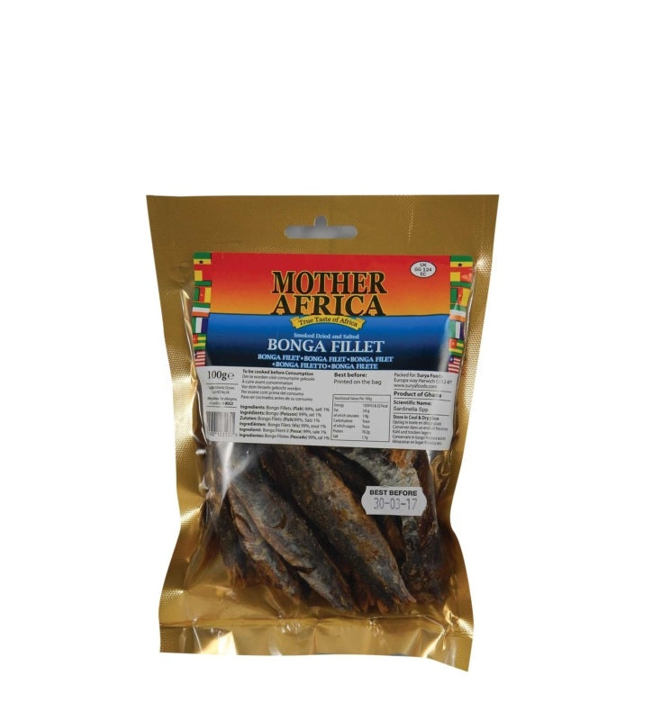 BONGA FILLET 100G (MOTHER AFRICA) MA BONGO FILLET 100G