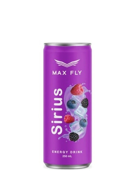 MAX FLY SIRIUS ENERGY DRINK 250ML MAX FLY SIRIUS ENERGY DRINK 250ML