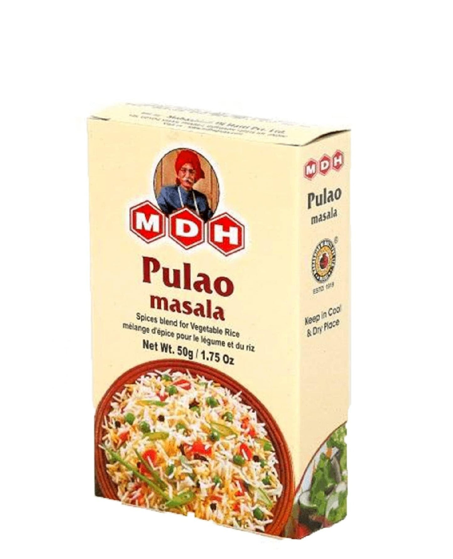 PULAO MASALA 50G (MDH)
