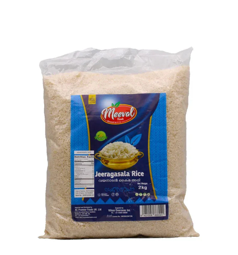 MEEVAL KAIMA / JEERA GASALA RICE 2KG - Kashmir Watan Foodstores
