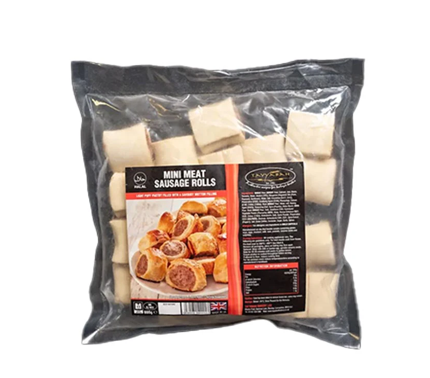 MINI MEAT SAUSAGES ROLL 600G (TAYYABAH)
