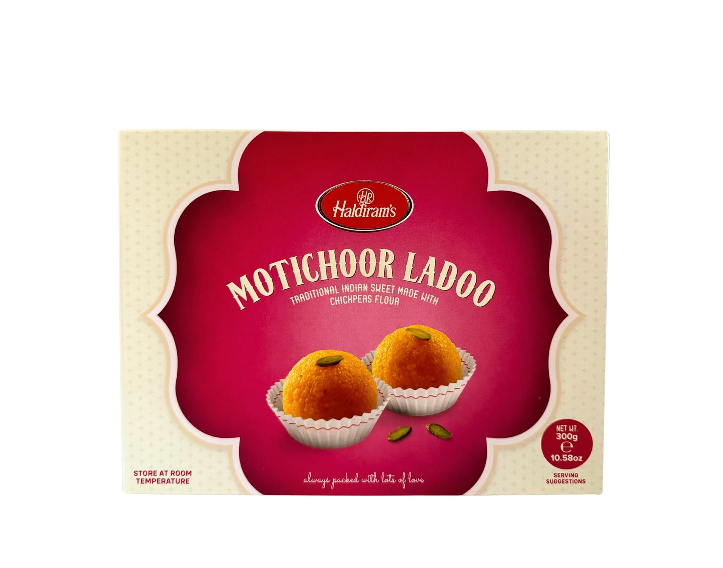 MOTICHOOR LADOO 300G (HALDIRAMS)
