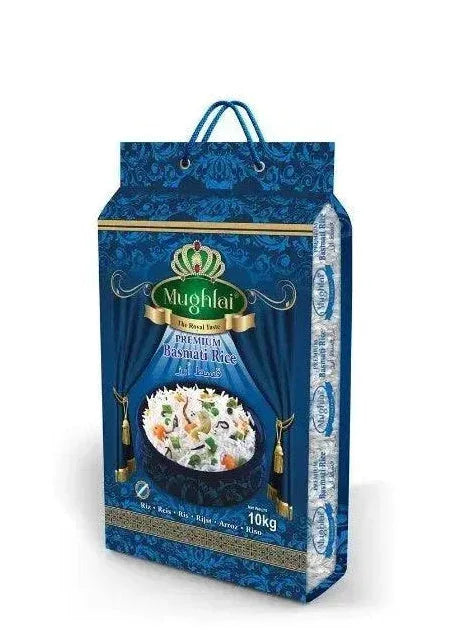 MUGHLAI B EXTRA LONG STEAM BASMATI 10KG - Kashmir Watan Foodstores