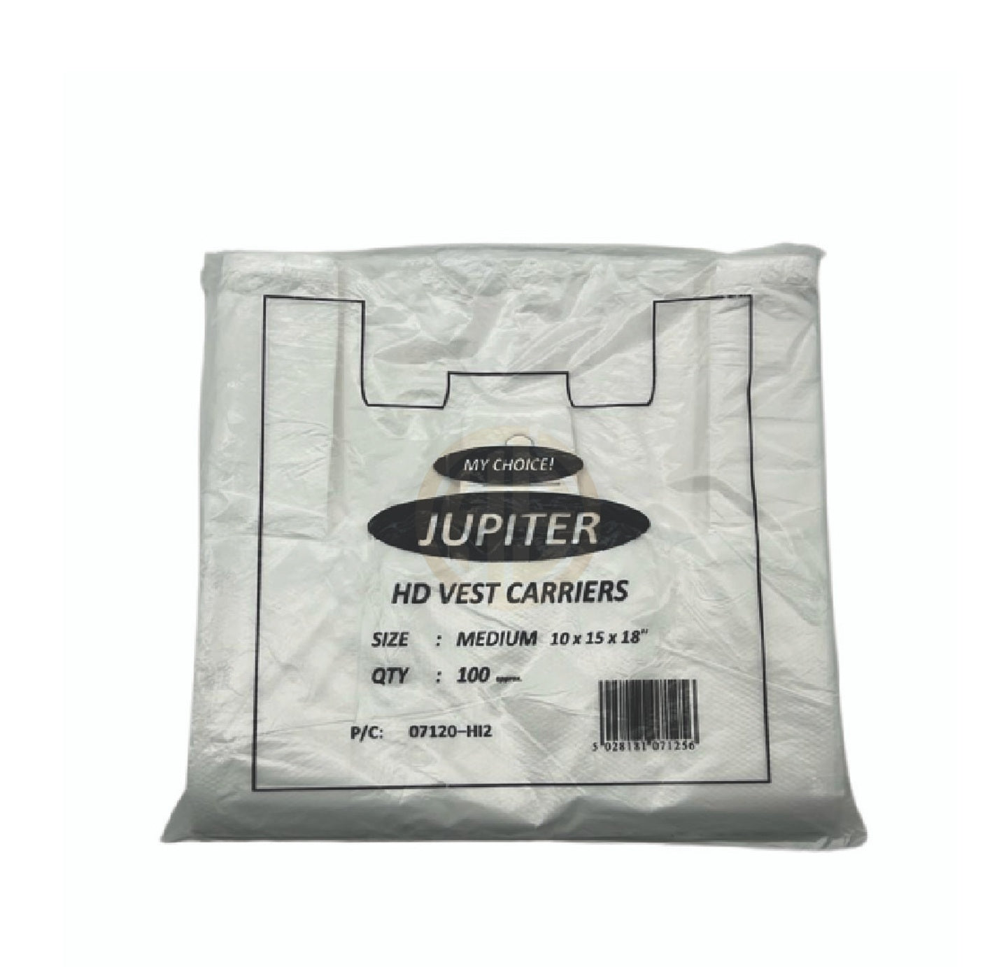 MY CHOICE JUPITER VEST CARRIER BAG 100'S