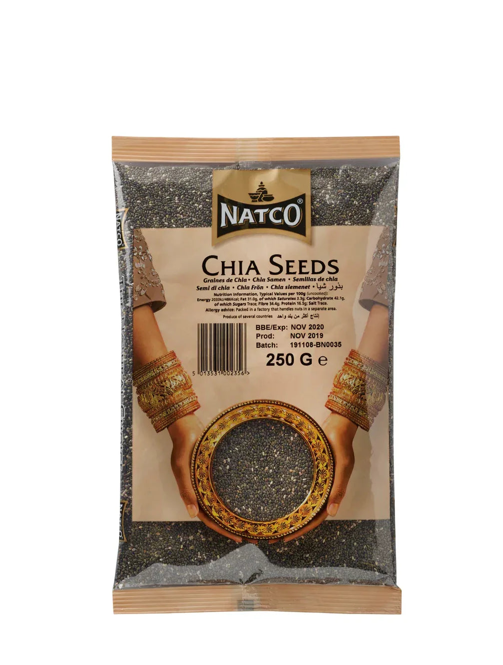NATCO CHIA SEEDS 100G - Kashmir Watan Foodstores