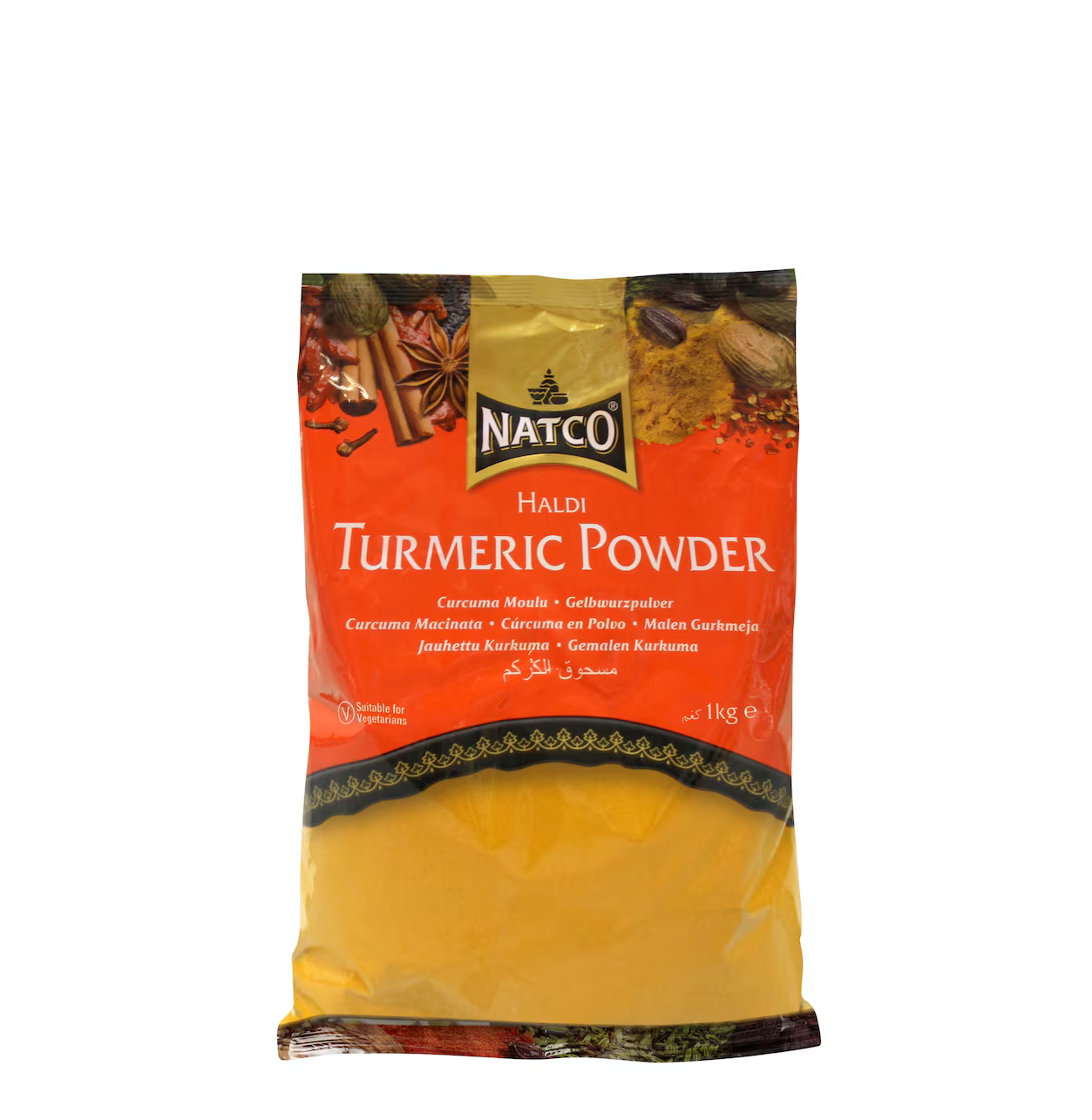 NATCO TURMERIC / HALDI POWDER 1KG NATCO TURMERIC / HALDI 1KG S9860