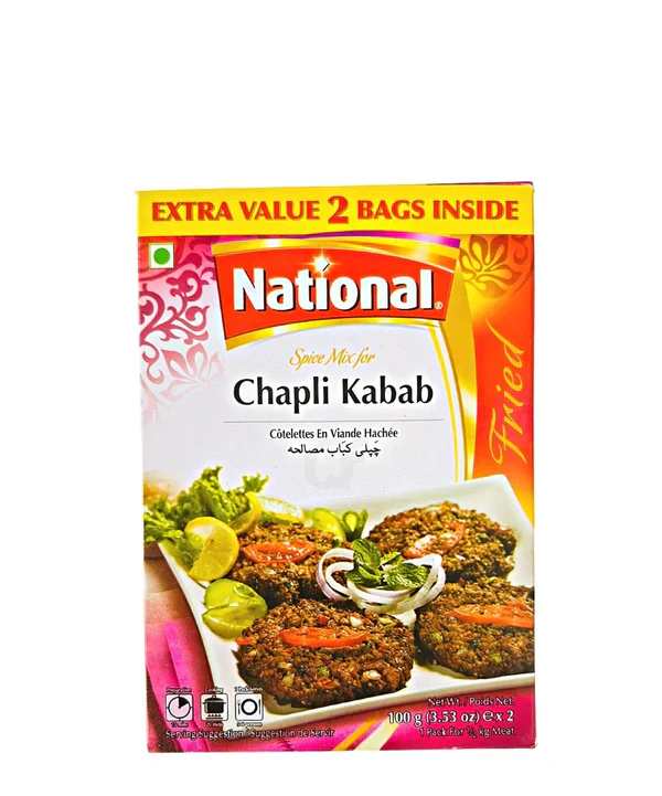 NATIONAL CHAPLI KABAB 100GX2