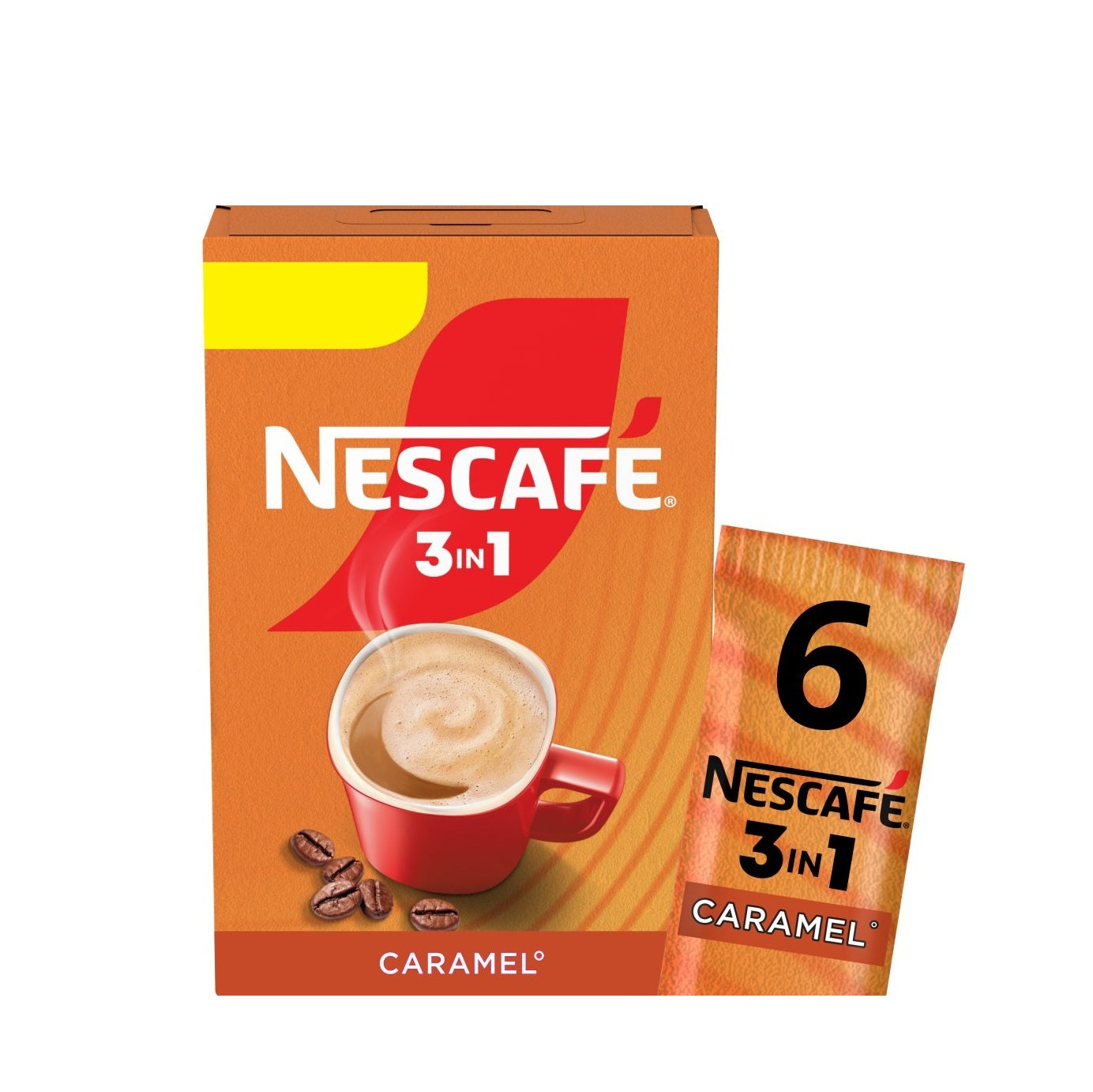 NESCAFE 3IN1 CARAMEL 6X16G - Kashmir Watan Foodstores