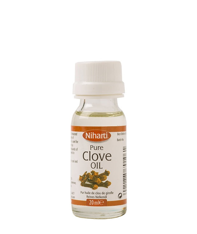 NIHARTI PURE CLOVE OIL 20ML NIHARTI P/CLOVE OIL 20ML