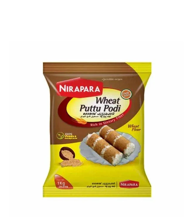 NIRAPARA WHEAT PUTTU PODI 1KG - Kashmir Watan Foodstores