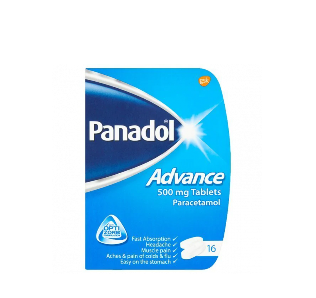 PANADOL ADVANCE TABLETS 500MG 16'S PANADOL ADVANCE TABLETS 500MG