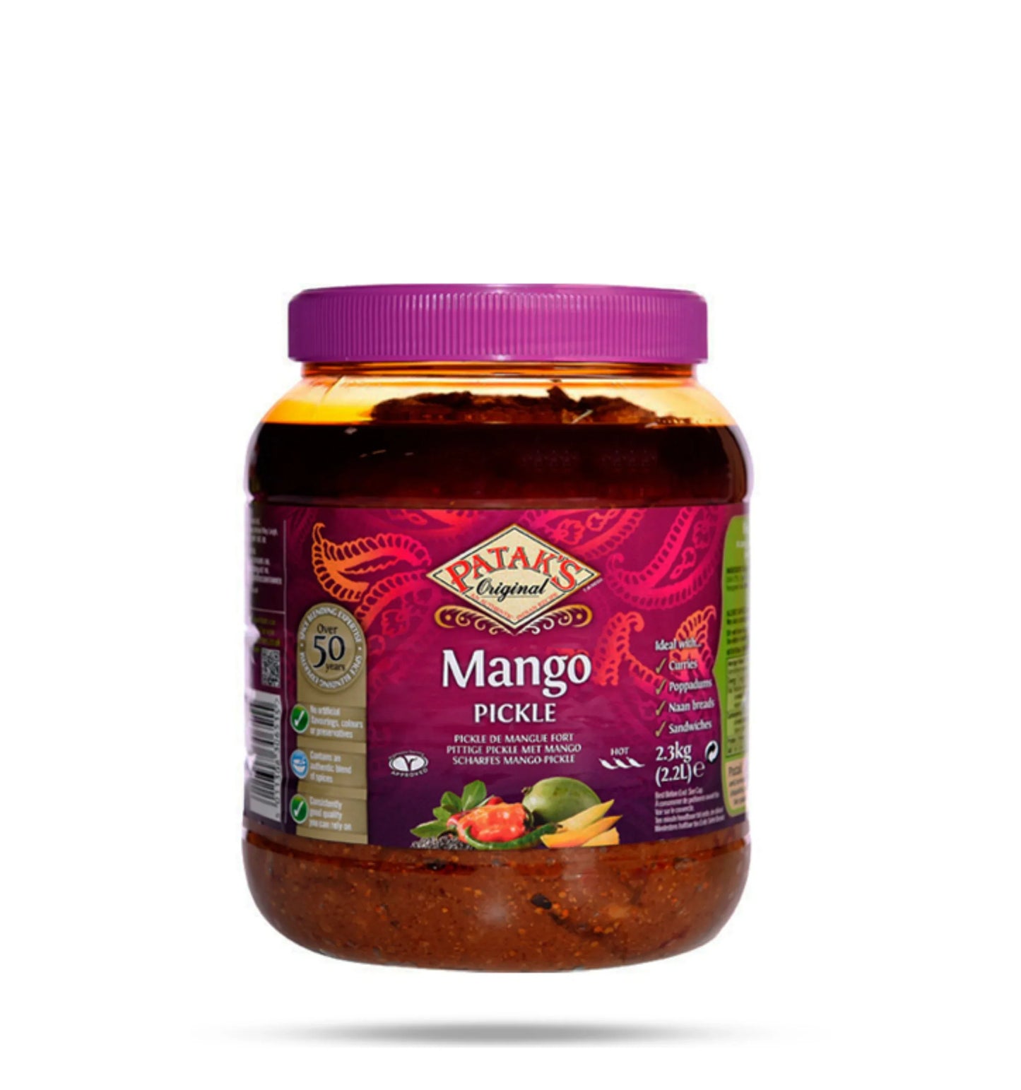 PATAKS MANGO PICKLE 2.3KG - Kashmir Watan Foodstores