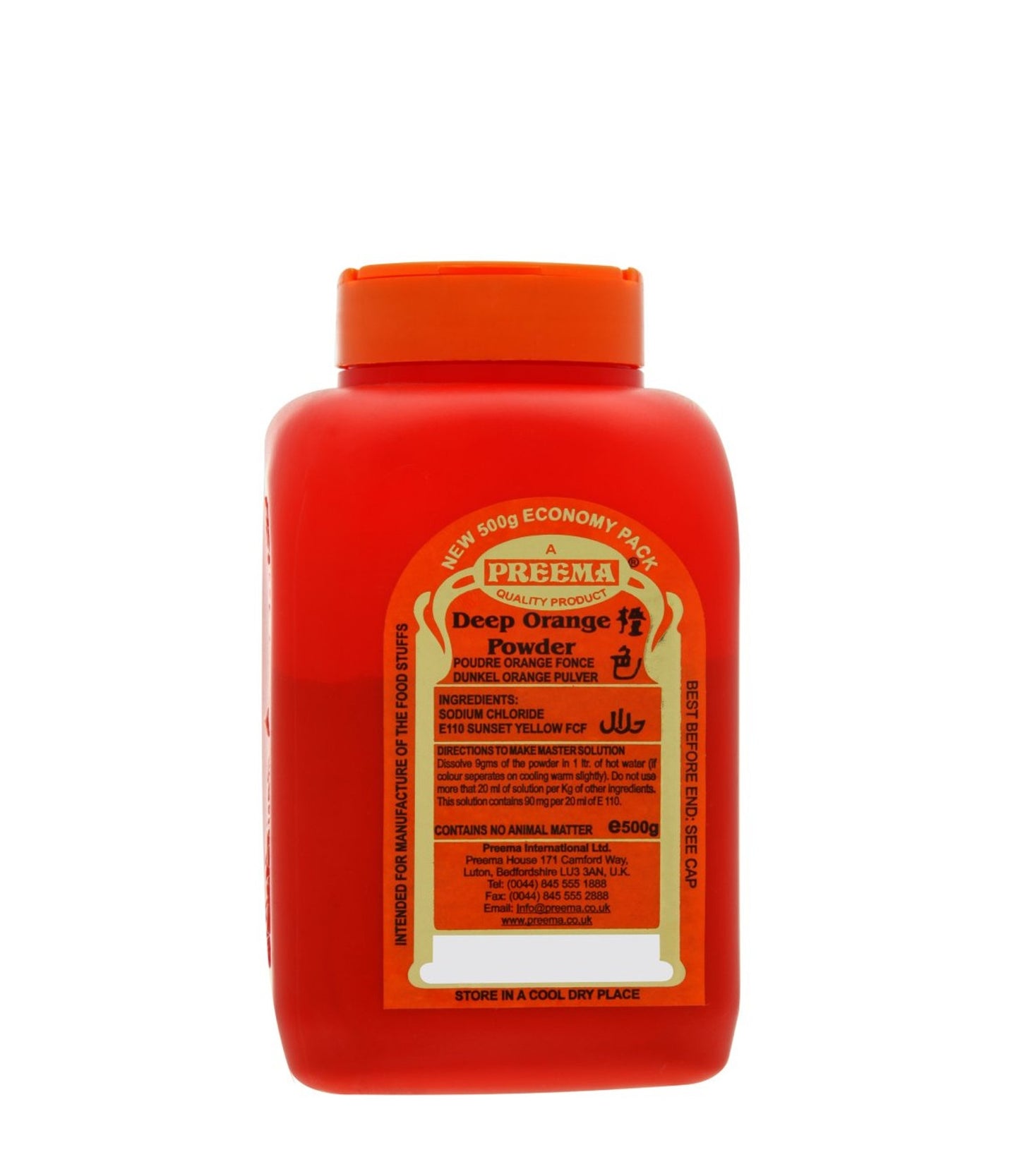 PREEMA ORANGE COLOUR 500G