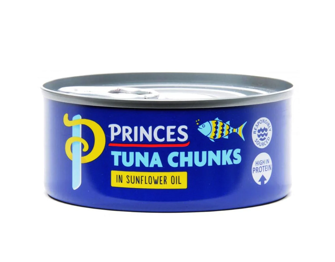 PRINCE TUNA CHUNKS IN SUNFLOWER OIL 145G