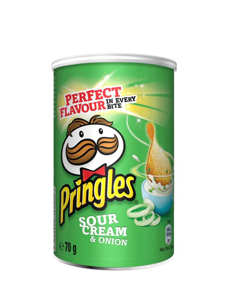 PRINGLES SOUR CREAM & ONION 70g