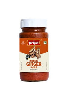 MANGO-GINGER PICKLE 300G (PRIYA)