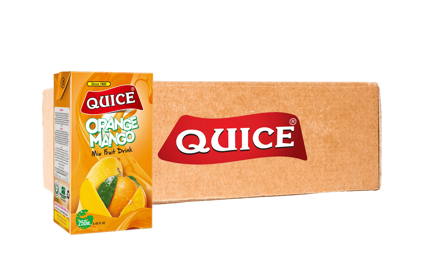 QUICE ORANGE JUICE 24X250ML