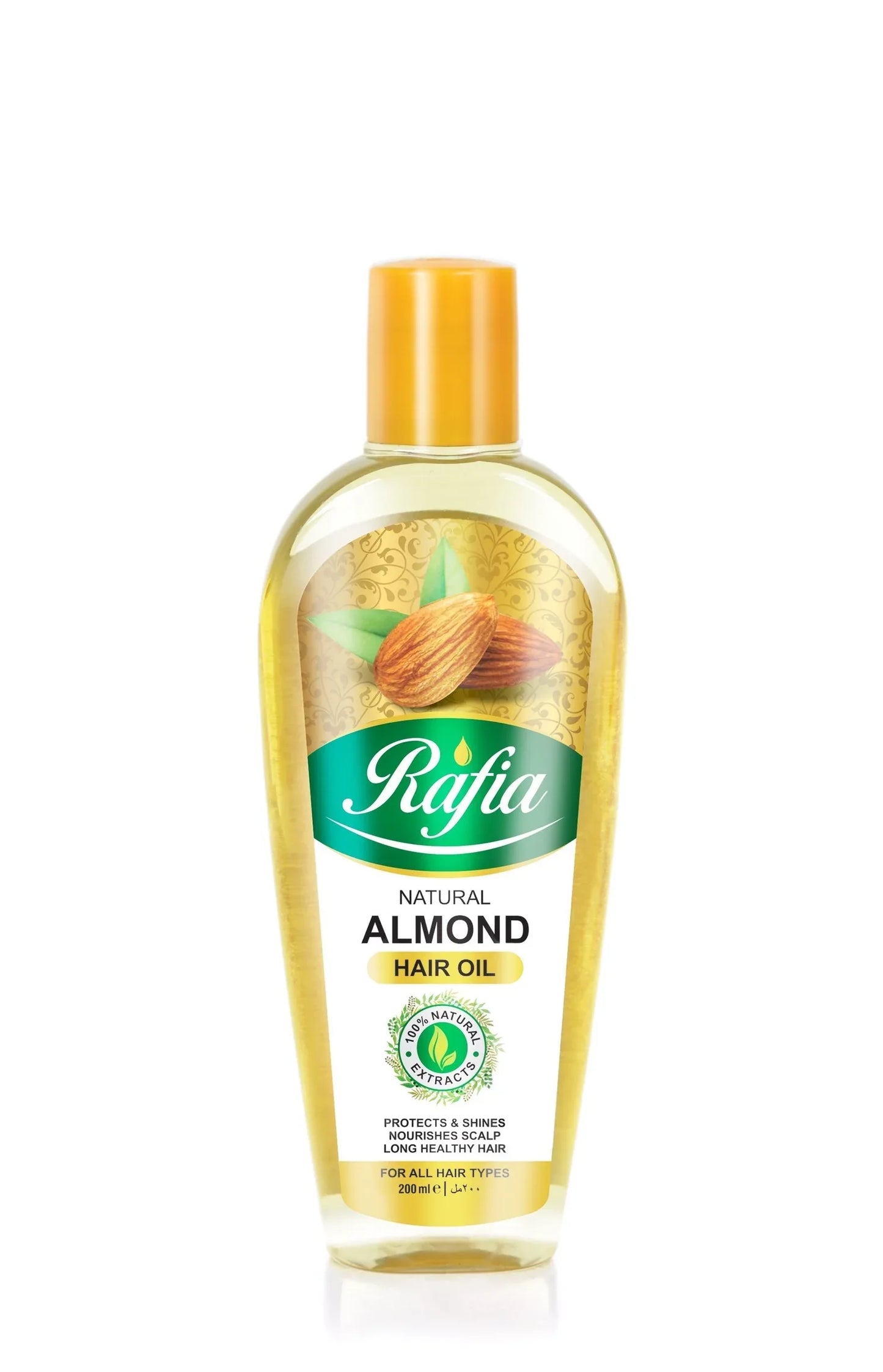 RAFIA ALMOND HAIR OIL 200ML - Kashmir Watan Foodstores