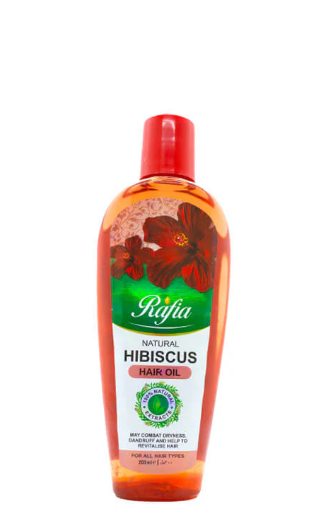 RAFIA HIBISCUS HAIR OIL 200ML RAFIA HIBISCUS HAIR OIL 200ML
