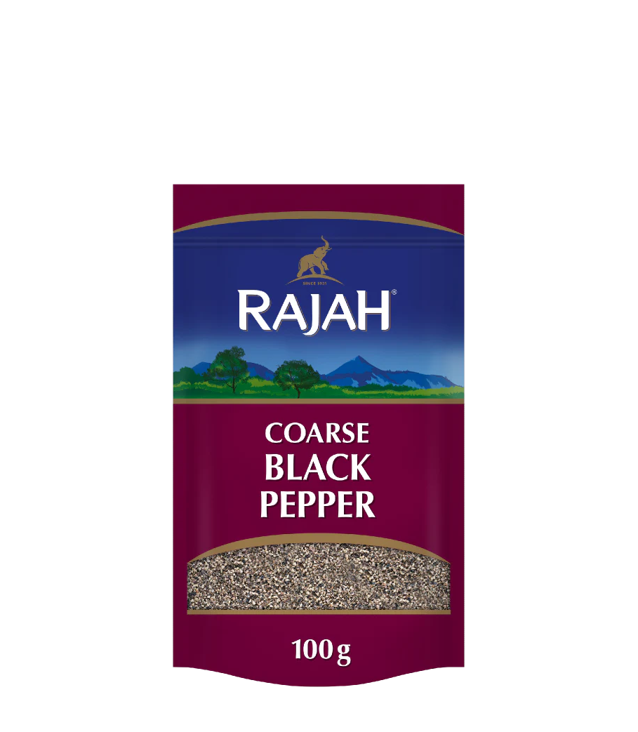 RAJAH BLACK PEPPER COARSE 100G