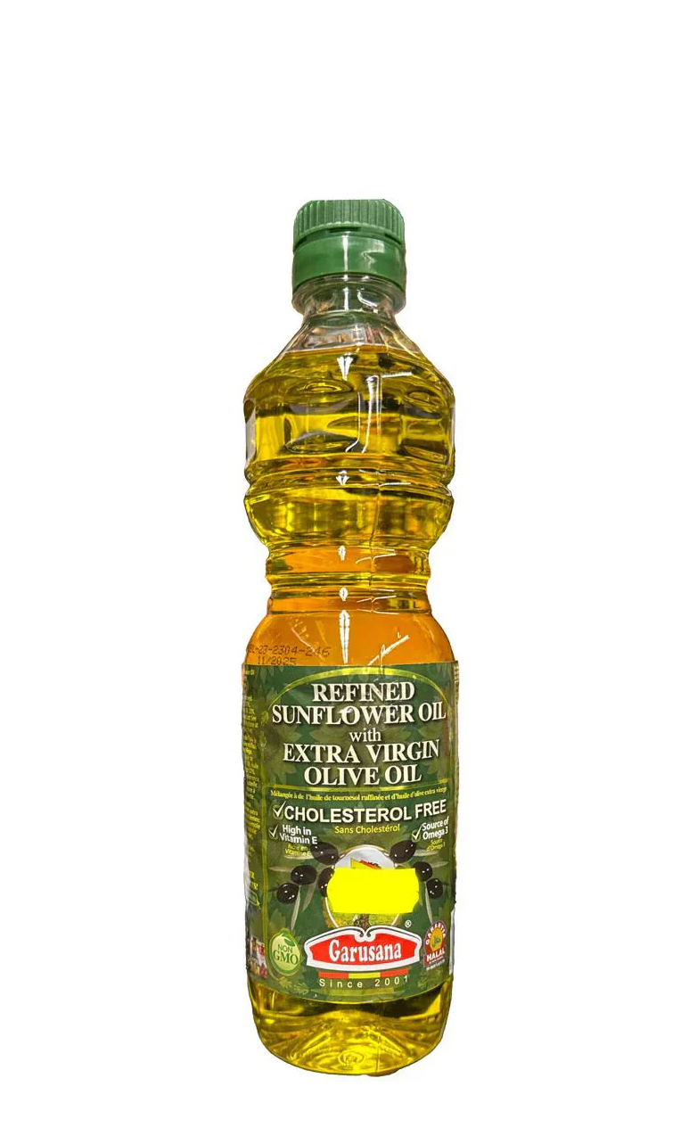 REFINED SUNFLOWER WITH EXTRA VIRGIN OLIVE OIL 1L (GARUSANA)