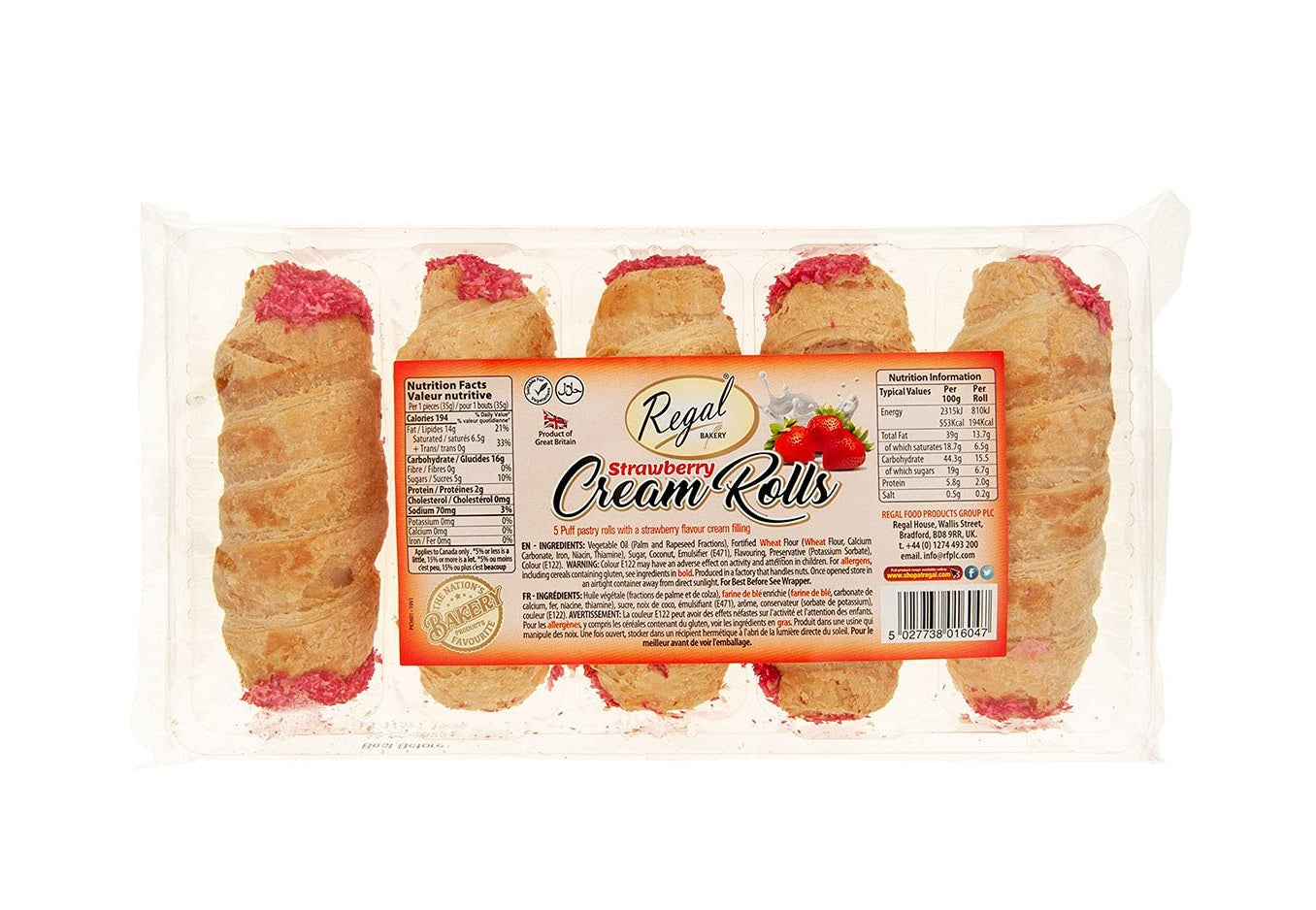 REGAL CREAM ROLL 5PC