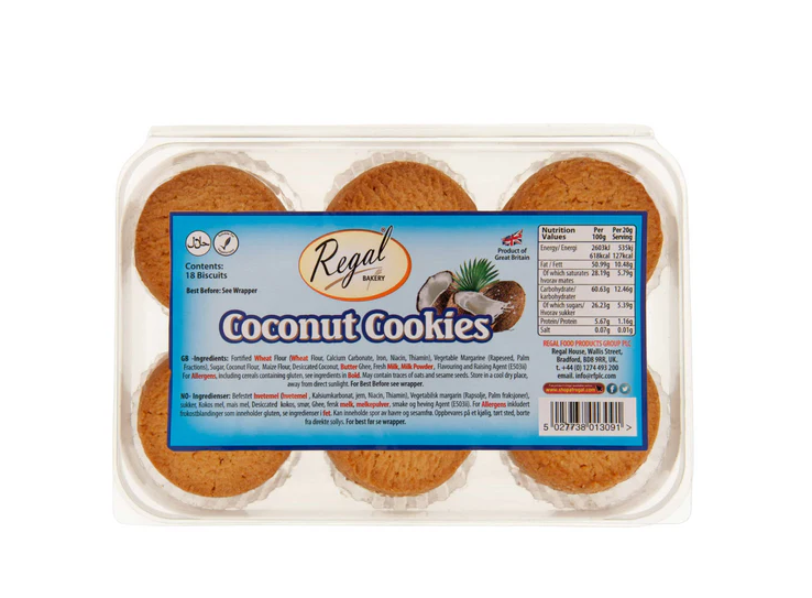 REGAL COCONUT COOKIES 18PCS