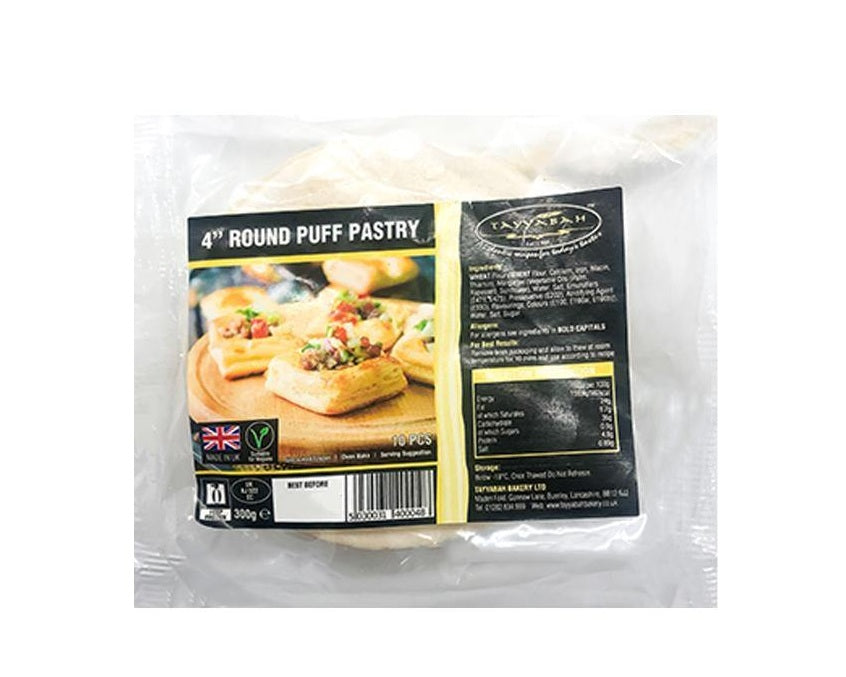 ROUND PUFF PASTRY 4" 300G (TAYYABAH)
