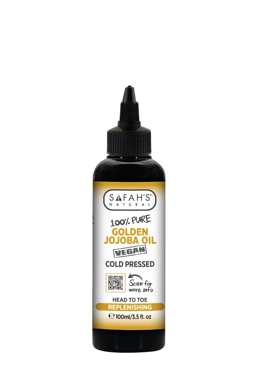 SAFAH'S GOLDEN JOJOBA OIL 100% NATURAL 100ml