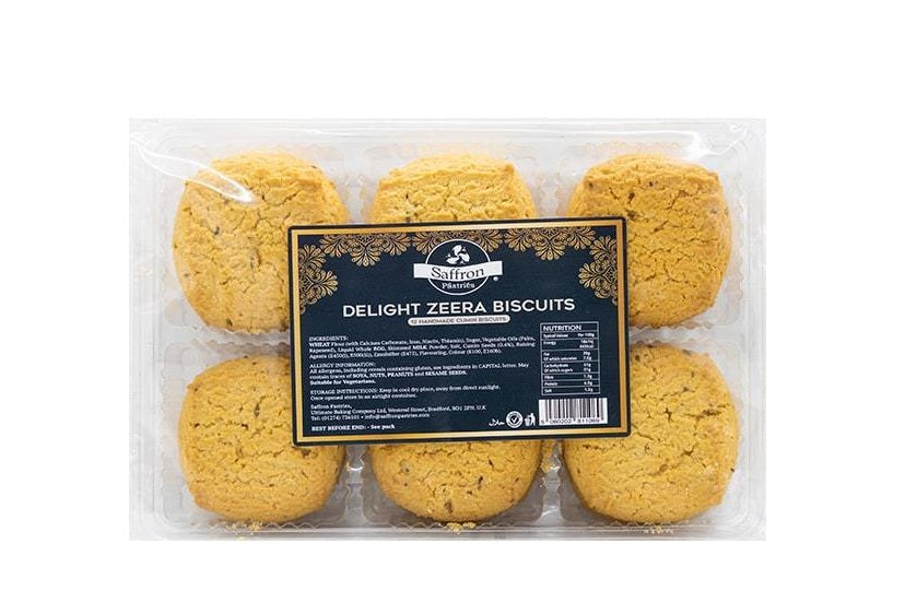 SAFFRON DELIGHT ZEERA BISCUITS 12cs
