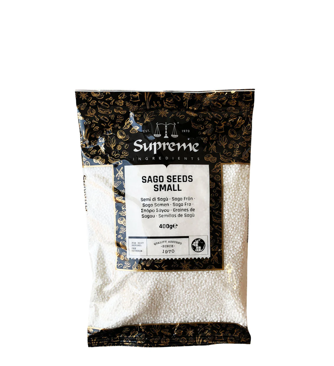 SAGO SEED SMALL 400G (SUPREME QUALITY)