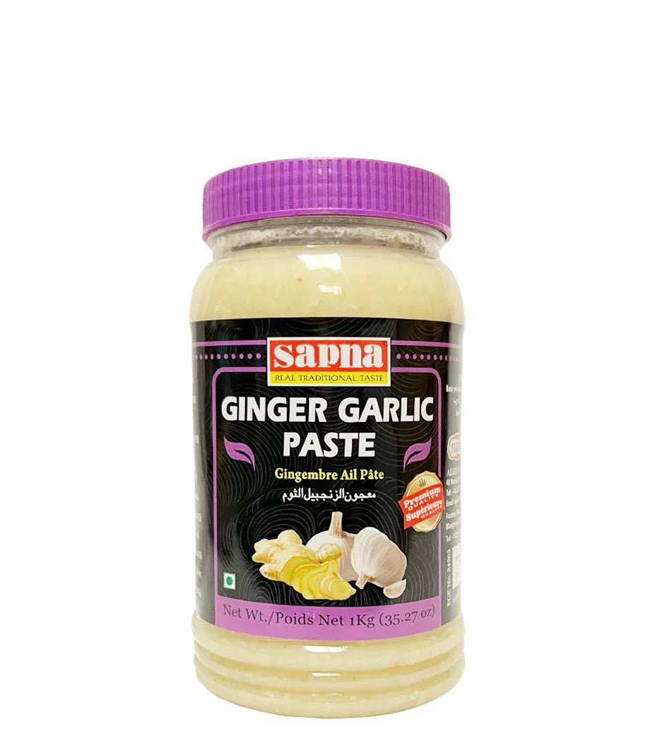 SAPNA GINGER-GARLIC PASTE 1KG - Kashmir Watan Foodstores