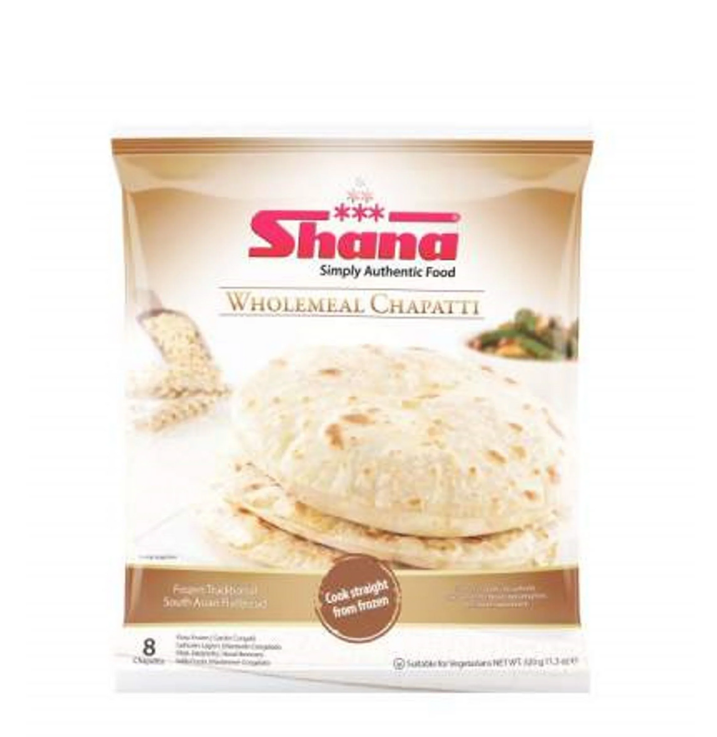 SHANA CHAPATTI WHOLEMEAL 320G