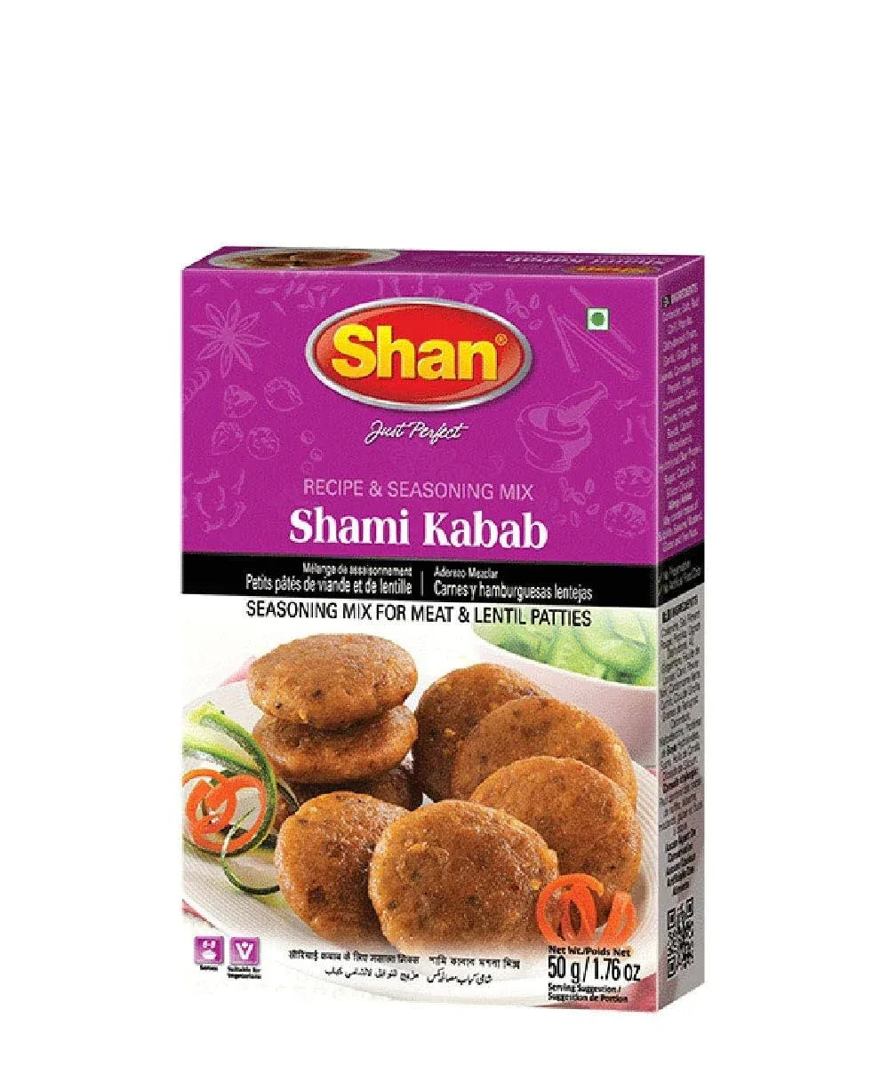SHAN SHAMI KEBAB MASALA 50G - Kashmir Watan Foodstores