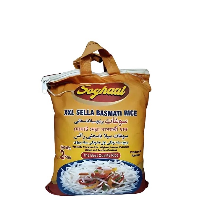 SOGHAAT XXL SELLA BASMATI 2KG - Kashmir Watan Foodstores