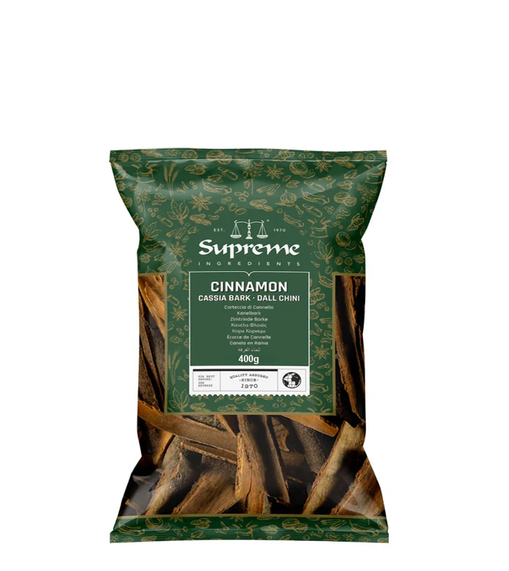 CINNAMON CASSIA BARK 400G (SUPREME QUALITY)