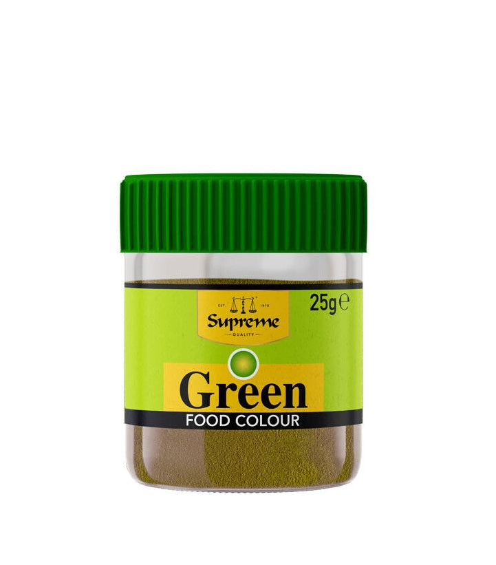 GREEN FOOD COLOUR 25G (SUPREME QUALITY)