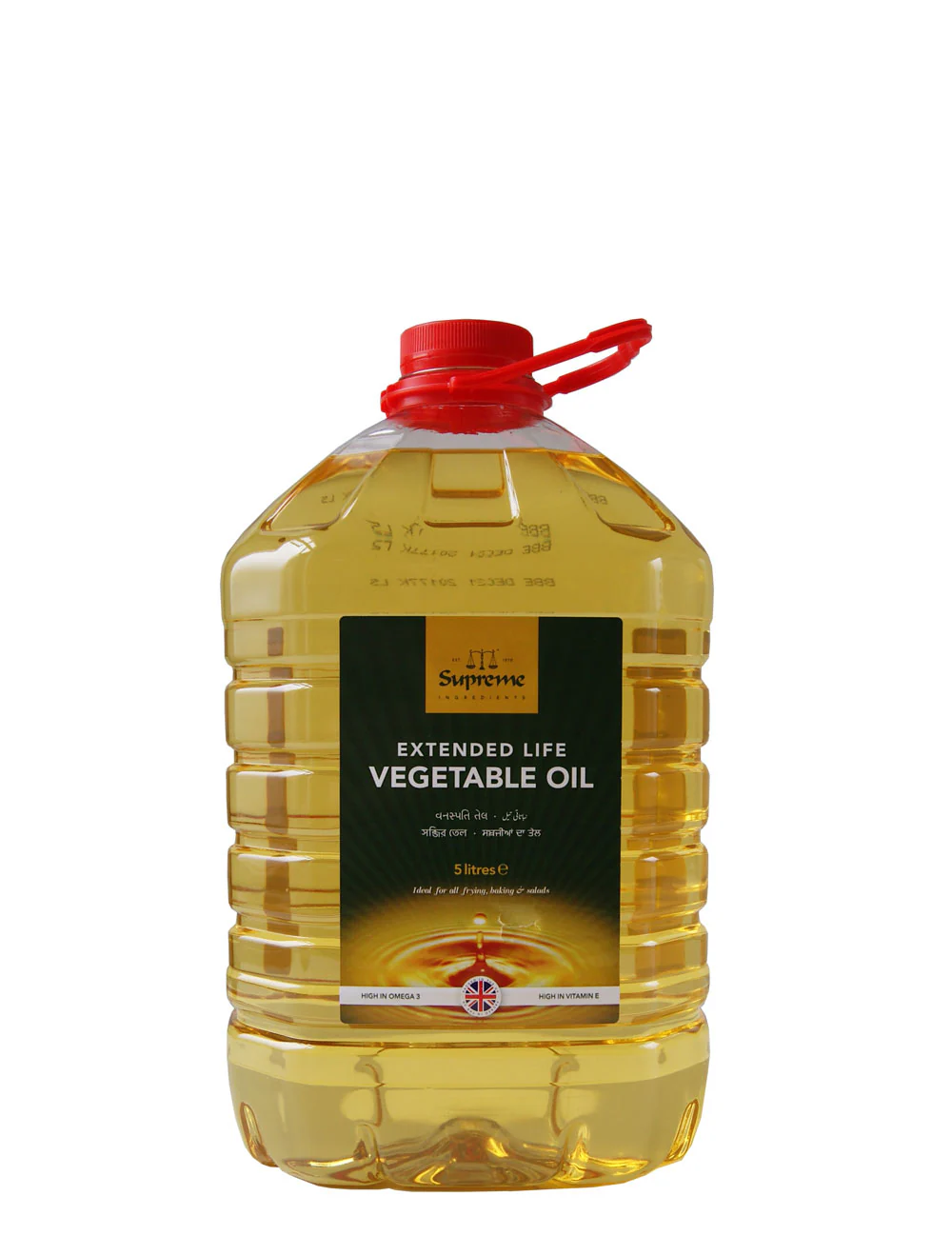 SUPREME QUALITY VEGETABLE OIL 5LTR