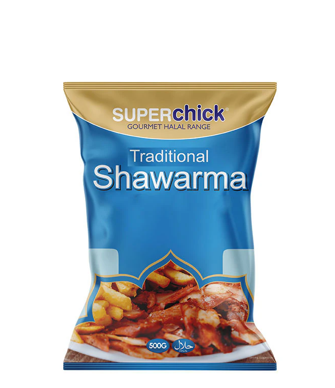 TRADTIONAL SHAWARMA 500G (SUPER CHICKEN)