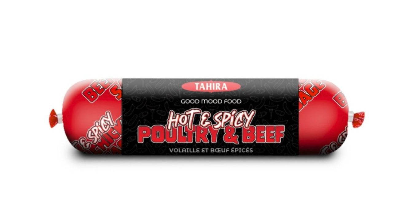 TAHIRA HOT & SPICY POULTRY BEEF 500G