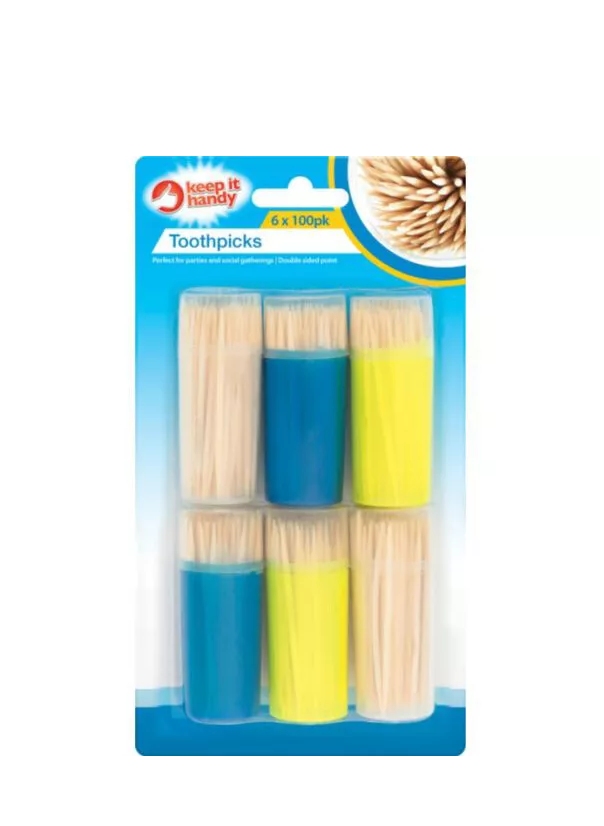 TOOTHPICKS 6x100PACK