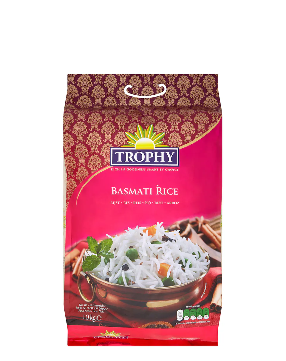TROPHY BASMATI RICE 10KG TROPHY BASMATI 10KG TR002