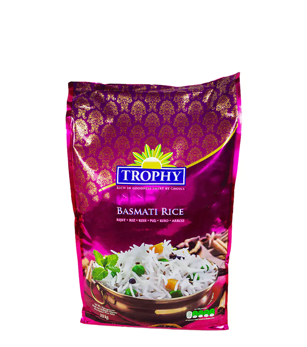 TROPHY BASMATI 20KG PM£28.99 new price 29/04/2021